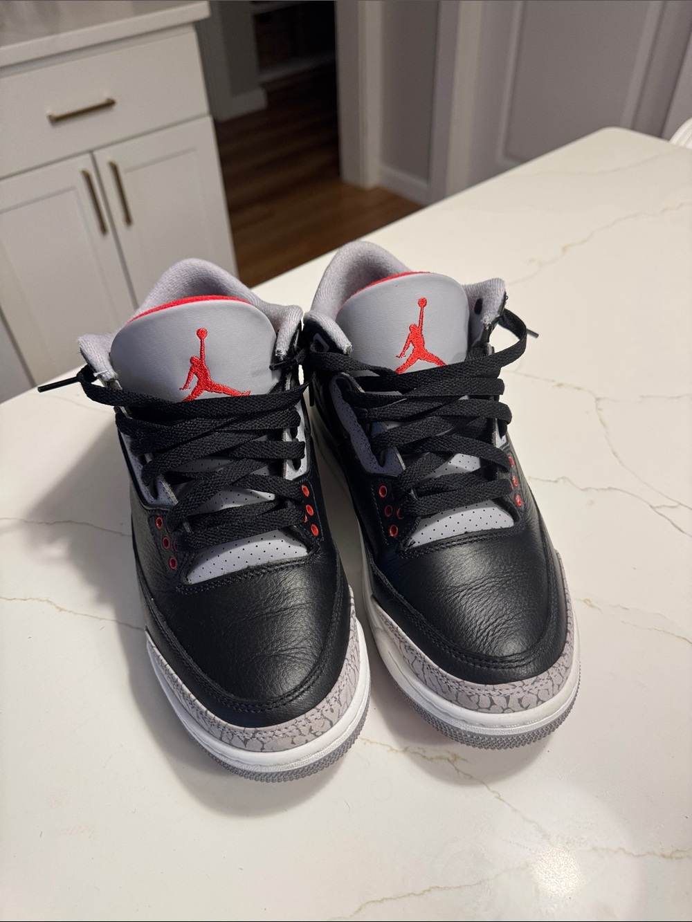 Jordan Black/Gray/Red Retro Low-Top Sneakers